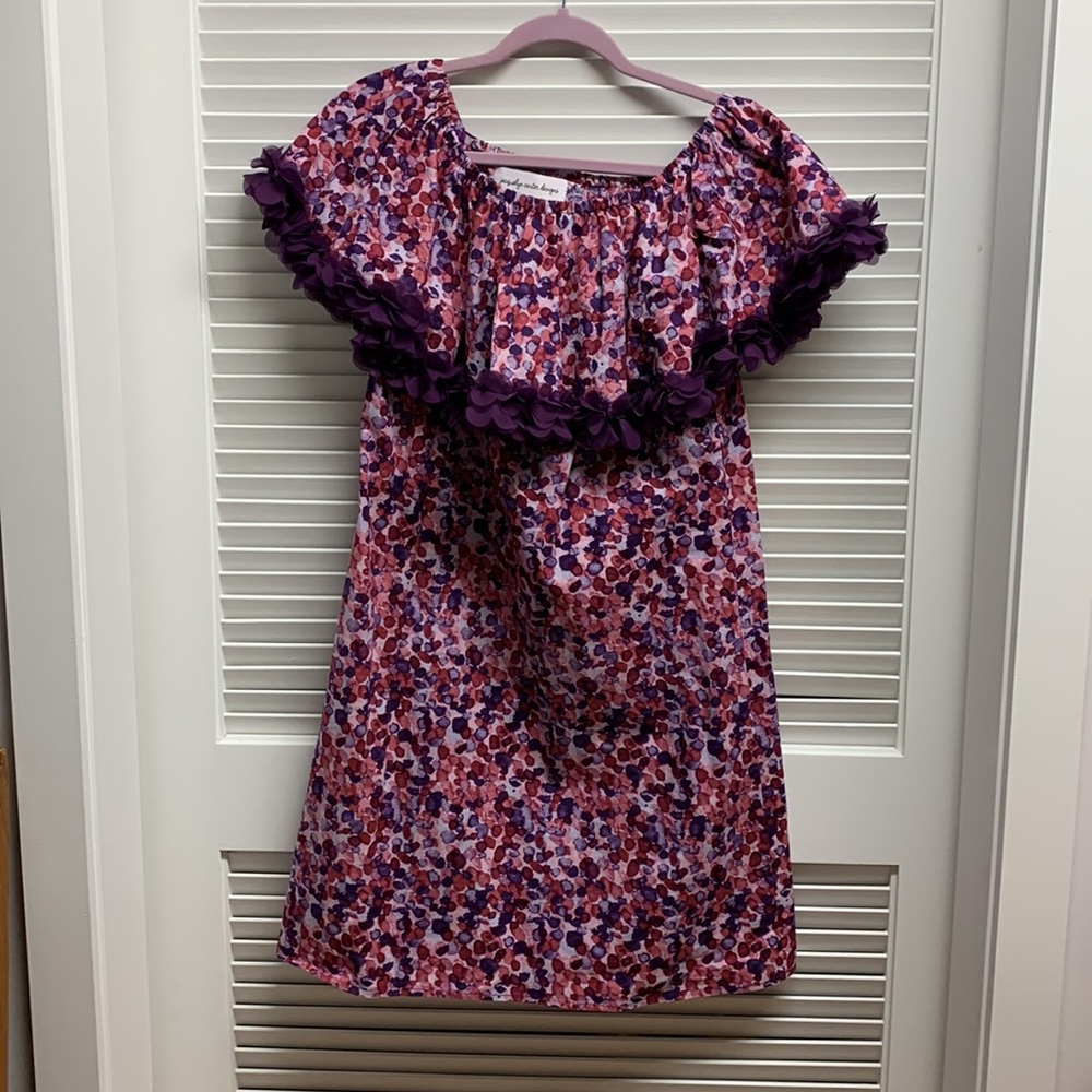 Purple - Off The Shoulder - One of a kind dress.